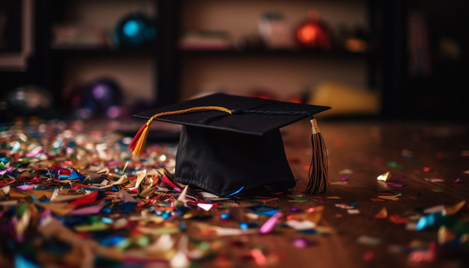 Graduation celebration success, achievement, and learning combined generated by artificial intelligence